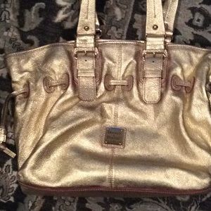 Metallic gold Dooney & Bourke bag chiara